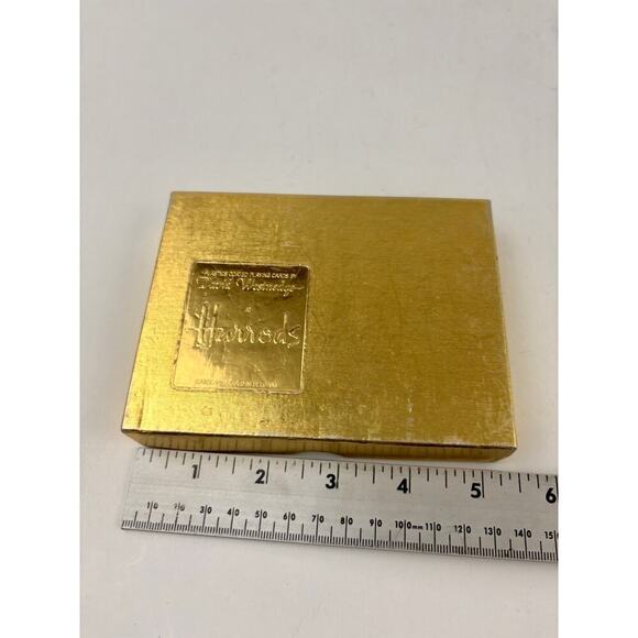 VTG Floral Harrods Playing Cards Double Deck Case Plastic - Picture 4 of 8